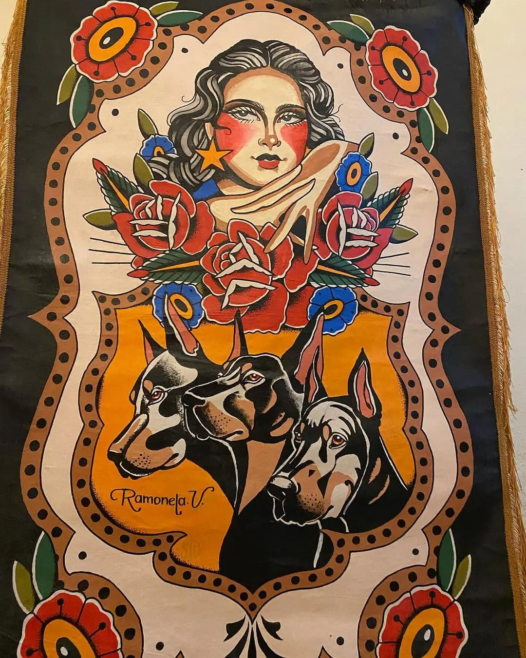 Banner pintado por ramonelavargastattoo