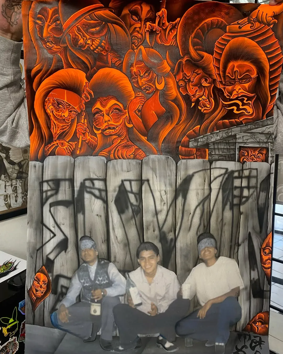 Banner pintado por japo_tattoos